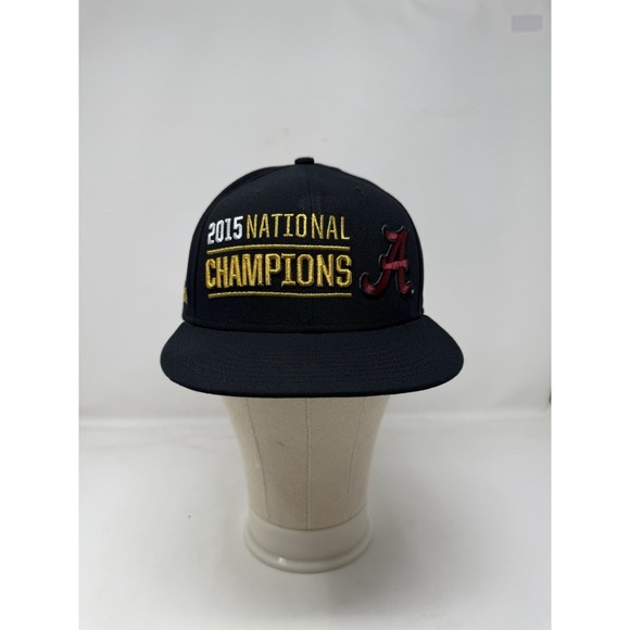 Nike Other - Nike Alabama Crimson Tide 2015 National Champions Snapback Hat Black Dri-FIT Cap
